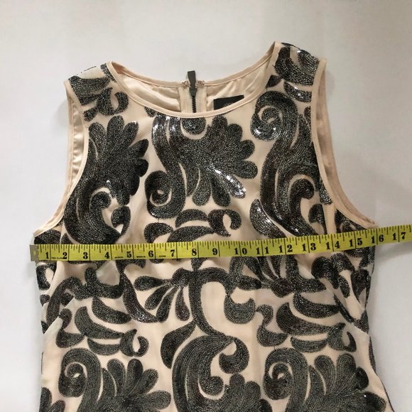 Vince Camuto Paisley Sequin Mini Party Dress - Picture 5 of 7